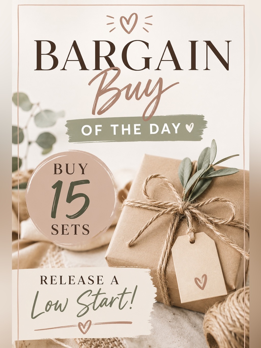 Bargain Buy Gift Set for Live Show
